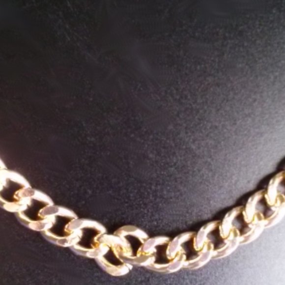 Jewelry Set: 10 Bangles, Tennis Bracelet Wht & Blk Faux Gemstones, Gld/Brs Chain - Picture 13 of 13